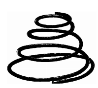 1267-CLP ESCUTCHEON DOOR HANDLE CAR SPRING