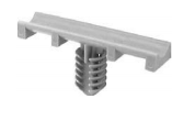 20514-CLP Wiring Harness Clip 9mm x 37mm Head Size Gray