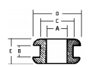 4410-BUM  RUBBER GROMMET