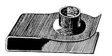 10055-SCR U NUT 3/8-16 SCREW